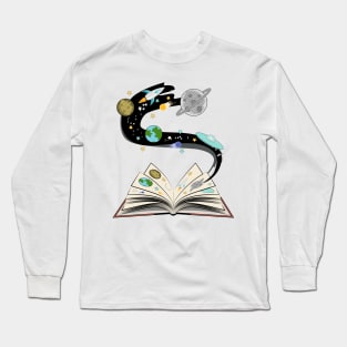 Galaxy Art Book Long Sleeve T-Shirt